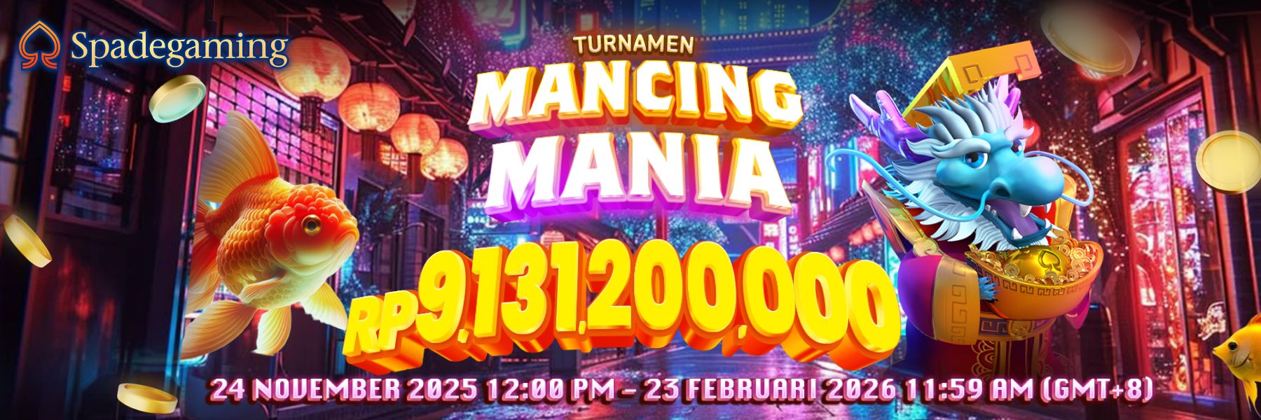 Turnamen Mancing Mania - Spadegaming